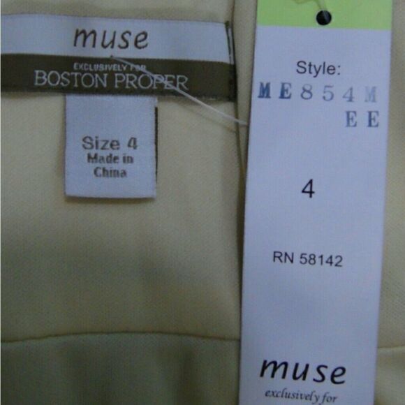 Muse Boston Proper Zebra Pleat Crochet Maxi Dress - Picture 4 of 7